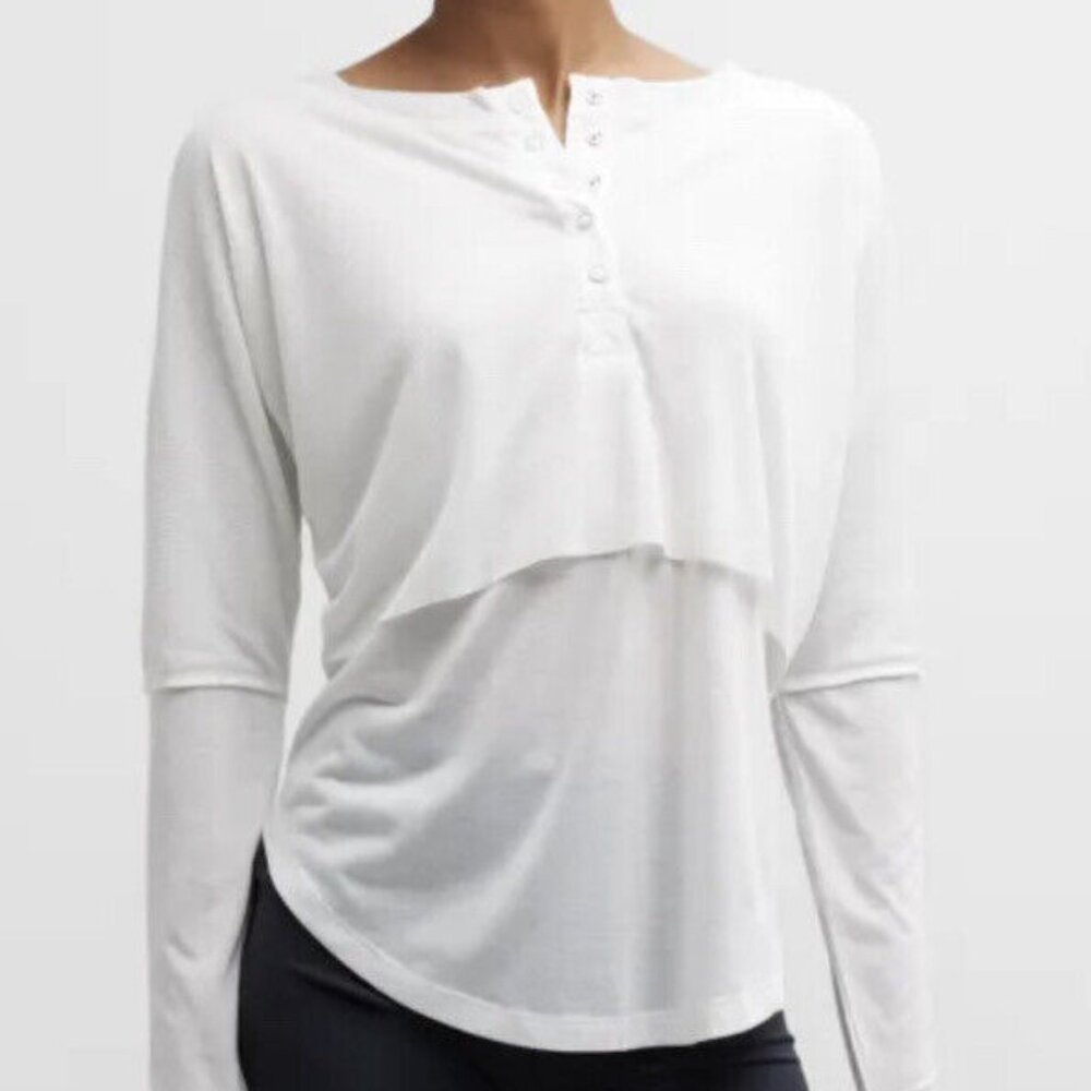 Free People Movement Twice as Nice Henley